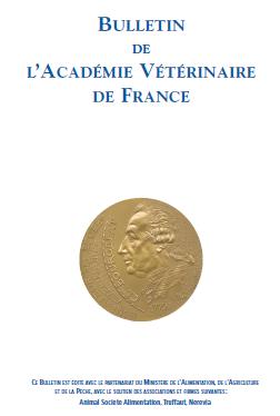 couverture du bulletin de l'académie vétérinaire